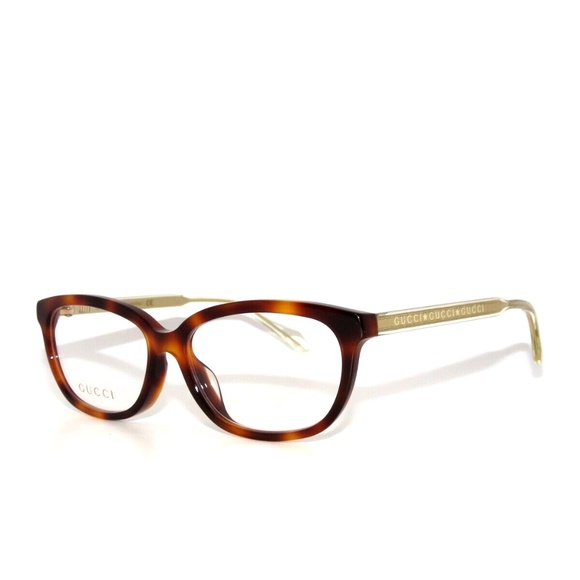 Gucci 0568OA 002 55 Havana Eyeglasses 0568 - Picture 1 of 5